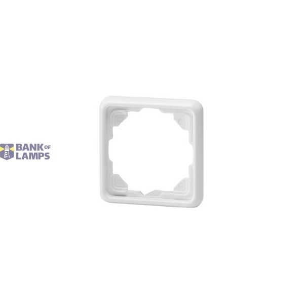 SOMFY 9700108A cover frame 1f Jung CD 500 alpine white image 1