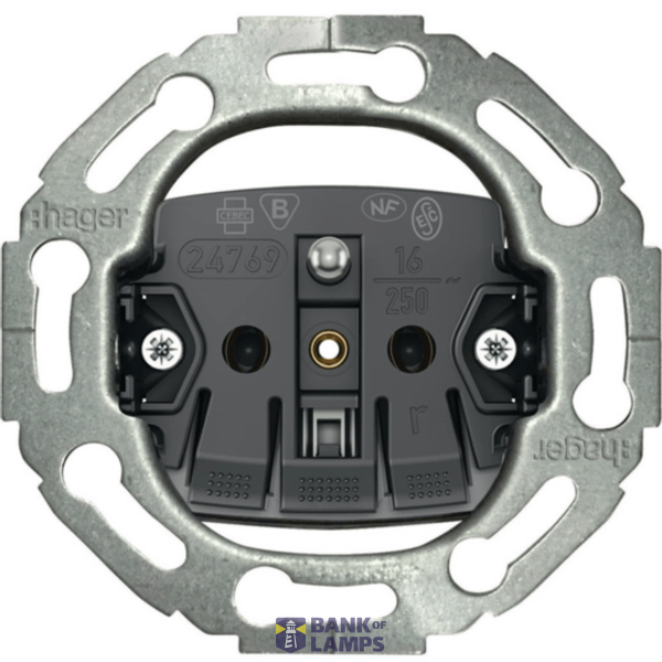 one.platform Socket Mechanism with Grounding, Round Series, Self-Locking image 1