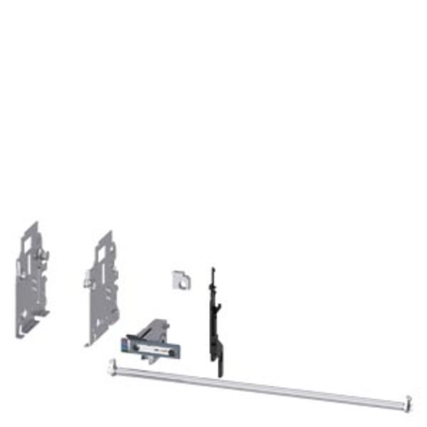Accessory Circuit breaker 3WA, Conversion set for converting fixed-mounted circuit breakers into withdrawable design frame image 1