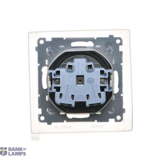 Triple switch with backlight, (module), 10AX, quick connection, cream white/electro white image 1