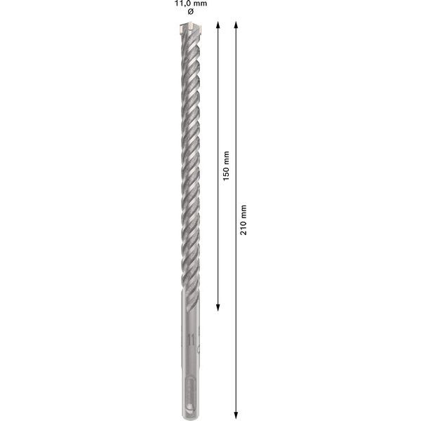Hammer drill bit SDS-plus-5X 11 x 150 x 210 mm image 1