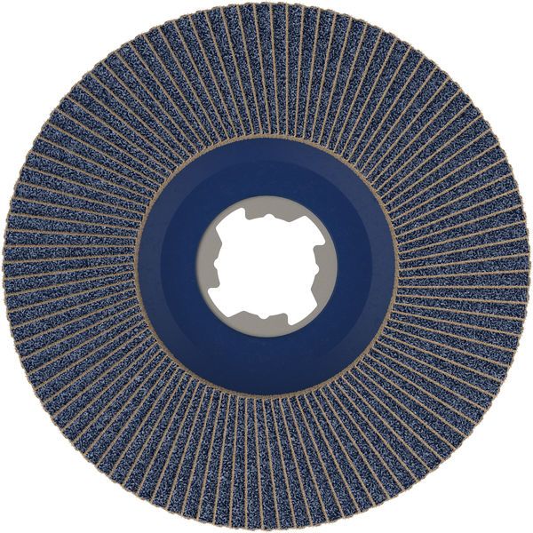 X-LOCK Flap discs, angled version, plastic plate, Ø125mm, G 120, X571, Best for Metal, 1pce image 3