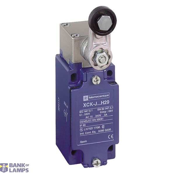 SAFETY LIMIT SWITCH METAL 2NC 1NO SLOW B AND METAL END SPHERICAL PLUNG image 8