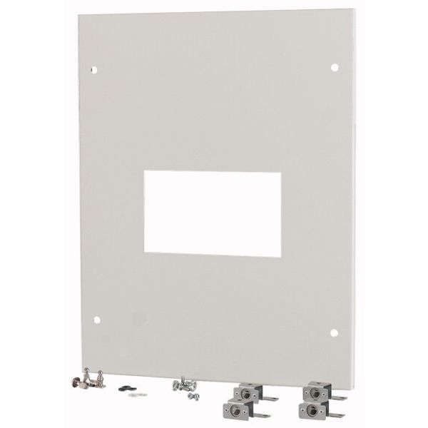 XTMPN4FC-H550W425 Front cover for NZM4, fixed, H=550mm, W=425mm, grey image 1