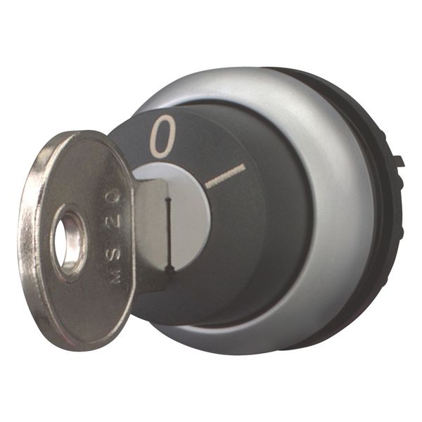 M22-WRS-MS20 Key-operated actuator, maintained, 2 positions, MS20, Key withdrawable: 0, I, Bezel: titanium image 5