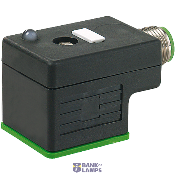 Adaptor M12 male on rear/MSUD valve plug A-18mm 3-pol. A-cod. PU = 50 image 2