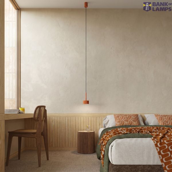 Pendant lamp AURA 1 red ochre Gx53 image 5