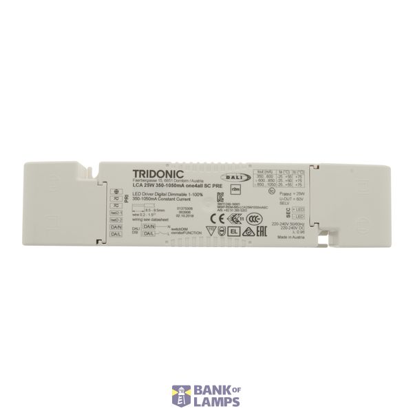 LED TD Power Suppy 10W/150-400mA SC Dali& Switch Dim CC IP20 image 1