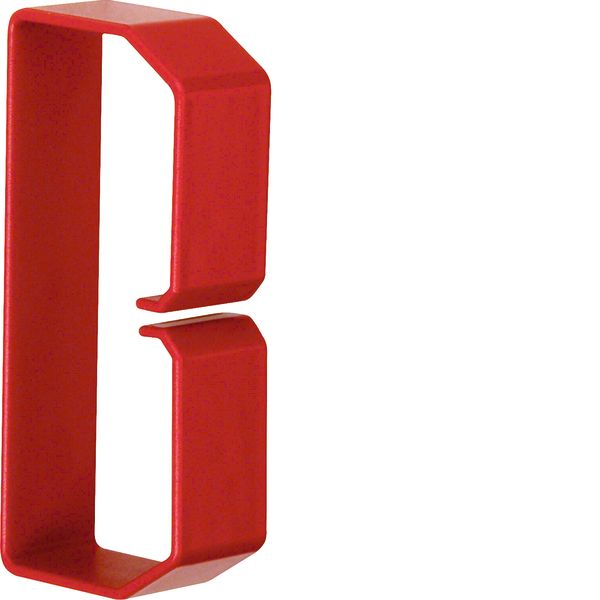 Retaining clip for slotted panel trunking PC/ABS halogenfree 50x100mm image 1