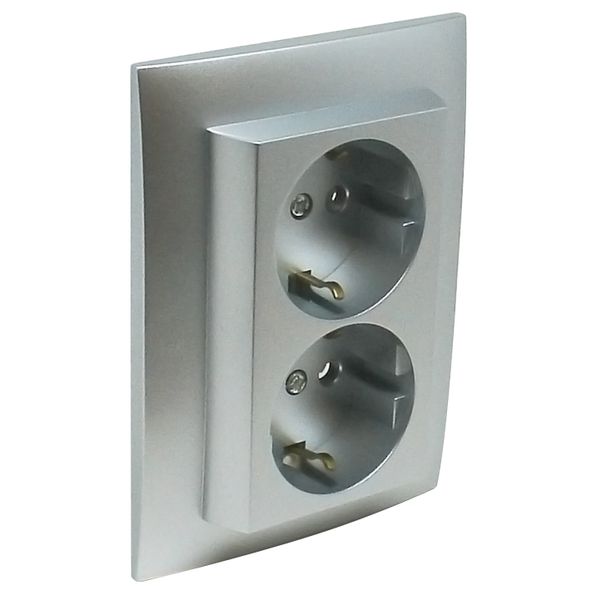 MONOBL DOUB EARTH SOCKET (SKO TYPE) ALUMINIUM image 2