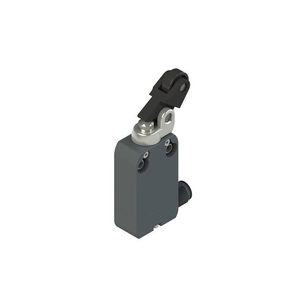 Modular prewired switch with offset roller lever image 1