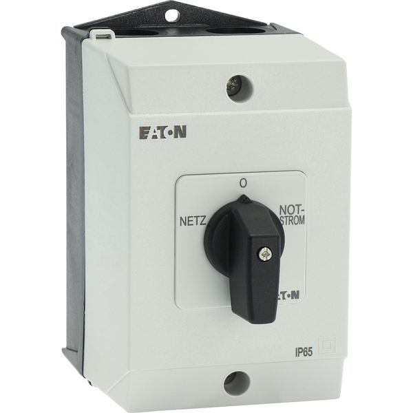 T0-4-8902/I1 Changeoverswitches, T0, 20 A, surface mounting, 4 contact unit(s), Contacts: 8, 60 °, maintained, With 0 (Off) position, Netz-0-Notstrom, Design numbe image 25