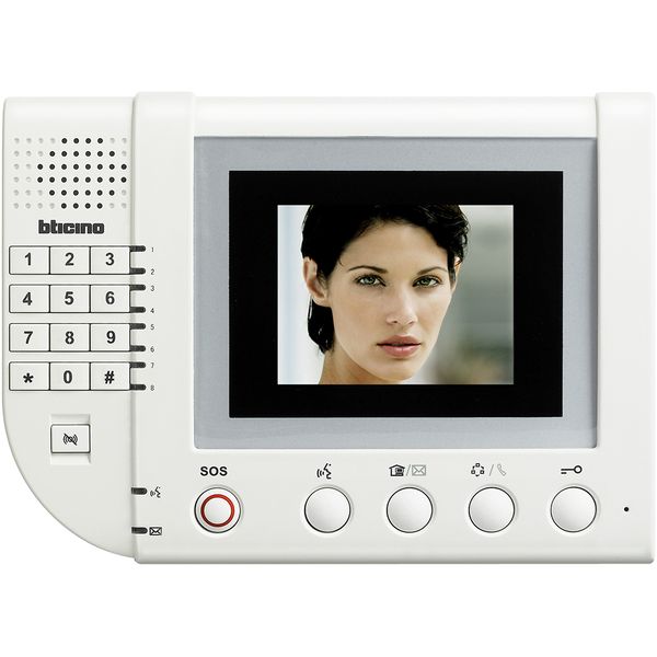 Posto interno 3,5" con allarmi hands free image 1
