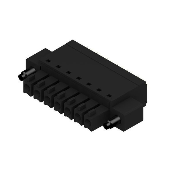 PCB plug-in connector, female plug, 3.81 mm, Number of poles: 7, 180°, PUSH IN with actuator, Clamping range, max. : 1.5 mm², Box image 1