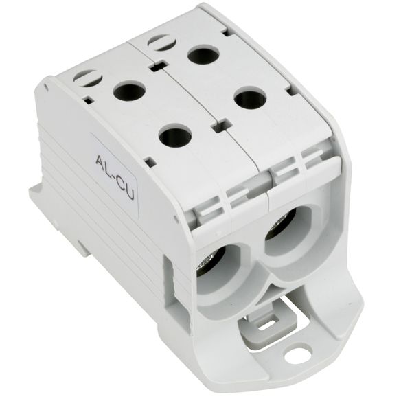 Aluminium /Copper terminal, 1-pole Double grey, 95mmý image 5
