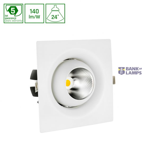 CEL MIRYDA SQUARE 830 19W 230V 24DEG WHITE image 1