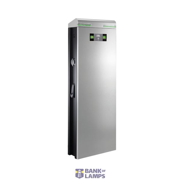 Charging pole eMC3, calibration law compliant, 2 x 22 kW, 2 x Type 2 socket, controller image 1