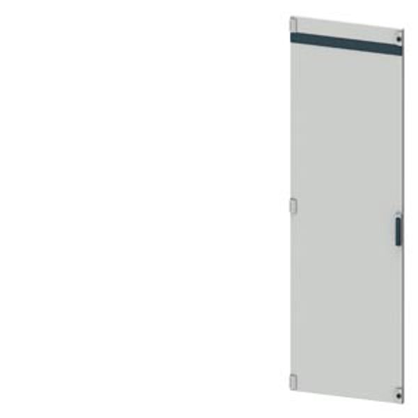 Door, IP55, W: 600 mm, rotary handle for profile semicylinder image 1