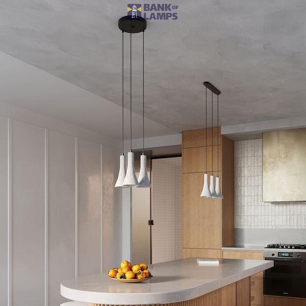 HANGING LAMP REA 3P CONCRETE E14 3X12W IP20 image 6