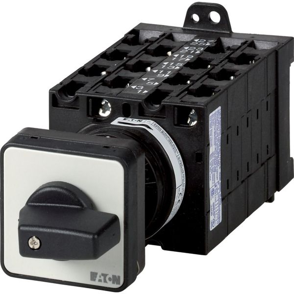 T3-7-67/Z Reversing multi-speed switches, T3, 32 A, rear mounting, 7 contact unit(s), Contacts: 14, 60 °, maintained, With 0 (Off) position, 2-1-0-1-2, SOND 29, image 3