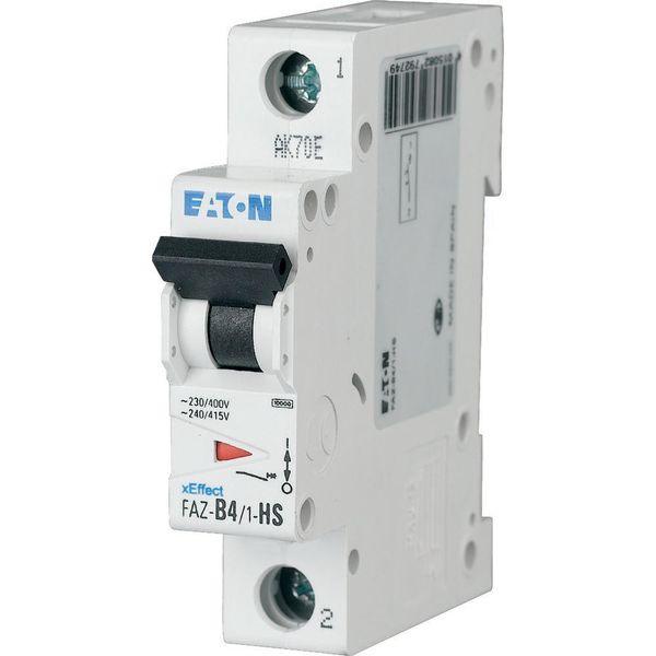 Miniature circuit breaker (MCB), 4 A, 1p, characteristic: B image 4