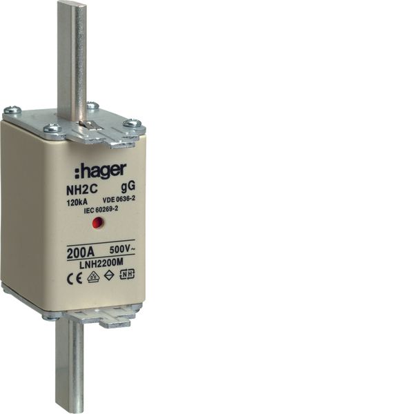 HRC LV fuse NH2C gG AC500V 200A image 1