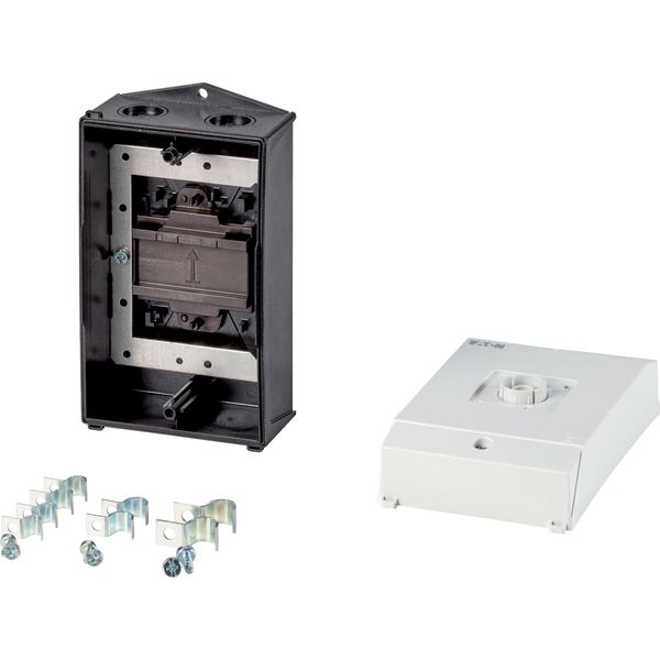 CI-K2H-T0-1-MBS Insulated enclosure CI-K2H, H x W x D = 181 x 100 x 80 mm, for T0-1, hard knockout version, with mounting plate screen image 3