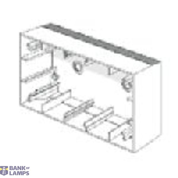Surface mounting box Idea white image 1