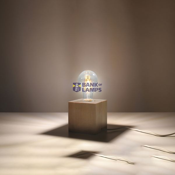 ARIZ DESK LAMP NATURAL WOOD E27 1X60W IP20 image 5