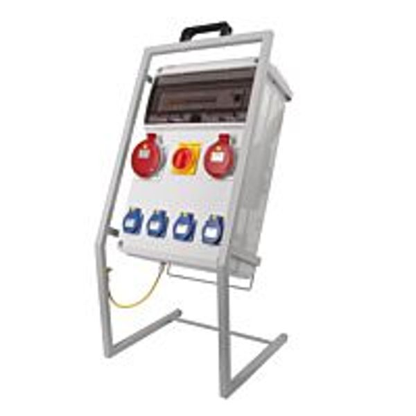 Switchboard ZSFV40101000.1/3952 construction site 40A 230/400V IP54 portable stand image 1