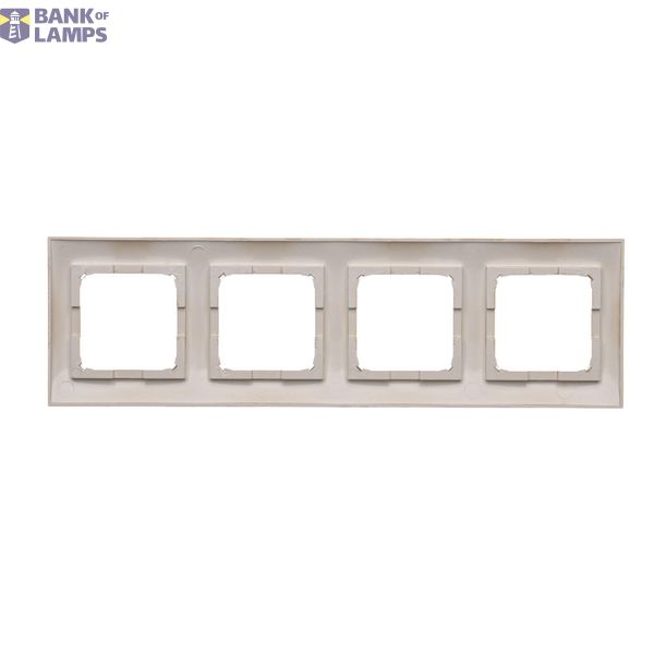 Two gang switch with indicator light, 10AX, white image 1