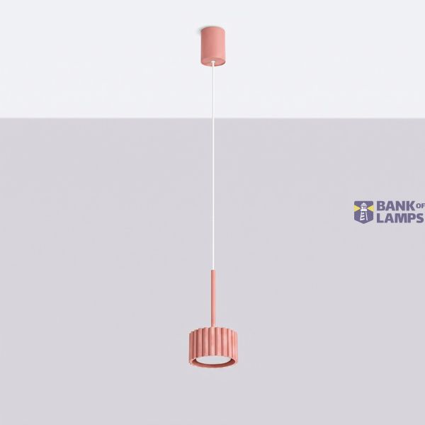 Pendant lamp AURA 1 peach Gx53 image 2