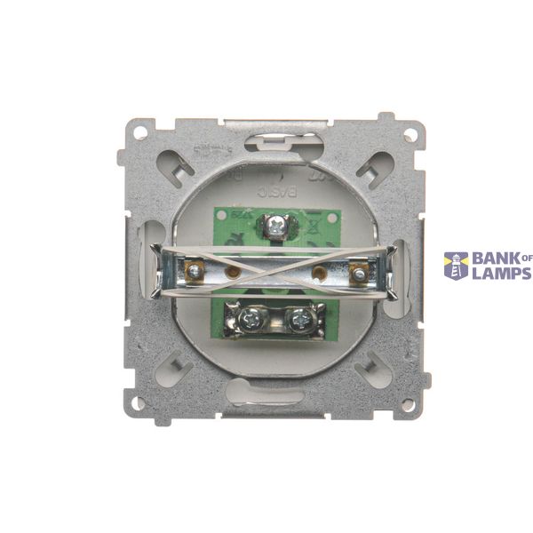 Intermediate switch, (module), 16AX, Screw, Gold matt, metalic image 1