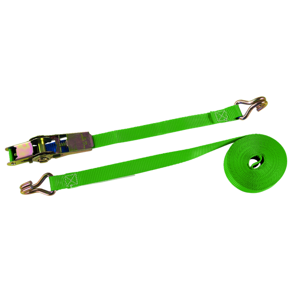 Lashing strap DIN 400daN 25 mm 8 m with hook and ratchet image 2