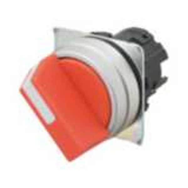 Selector A22NZ Ã˜22, 2 position, NON-Lighted, bezel brushed metal, AUTO A2270433E image 1