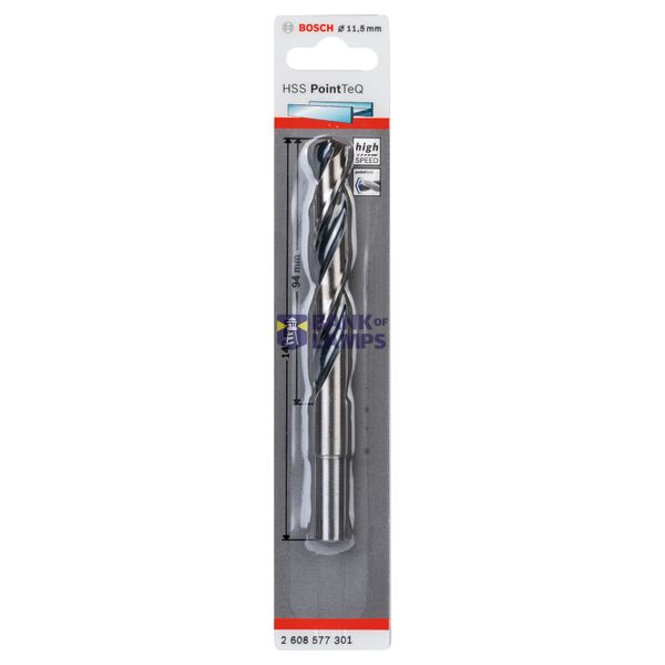 HSS Twist Drill Bit PointTeQ 11.5mm (reduced shank) 1 pcs. image 2