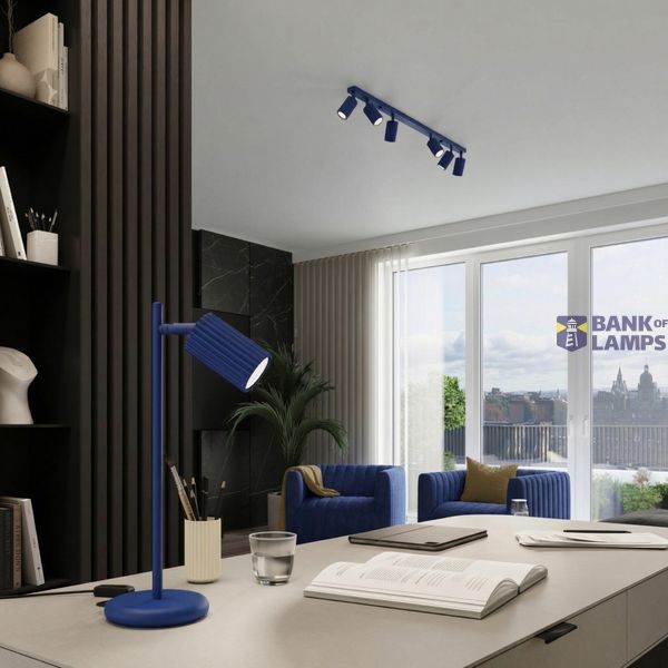Ceiling lamp KARBON 4L ultramarine image 5