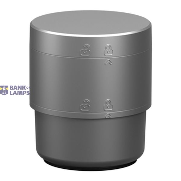 DC base direct/tube & cover in silver image 2