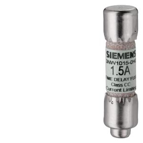 SENTRON, cylindrical fuse, class CC, 4 A, quick-response, Un AC: 600 V image 1