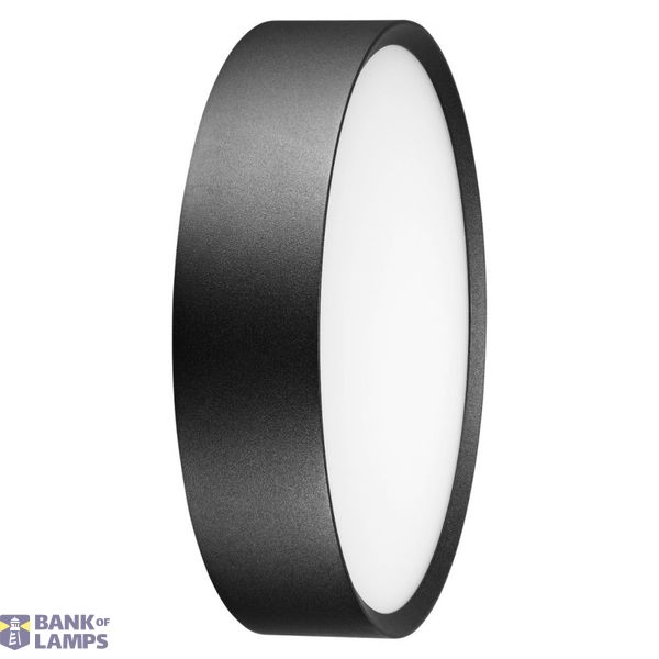 ELIA EL - BULKHEAD LED - EMERGECY - WIDE OPAL - 3000 K - BLACK image 1
