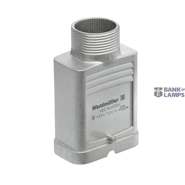 Housing industry connectors, Cable entry from top, Plug housing, Side- image 1