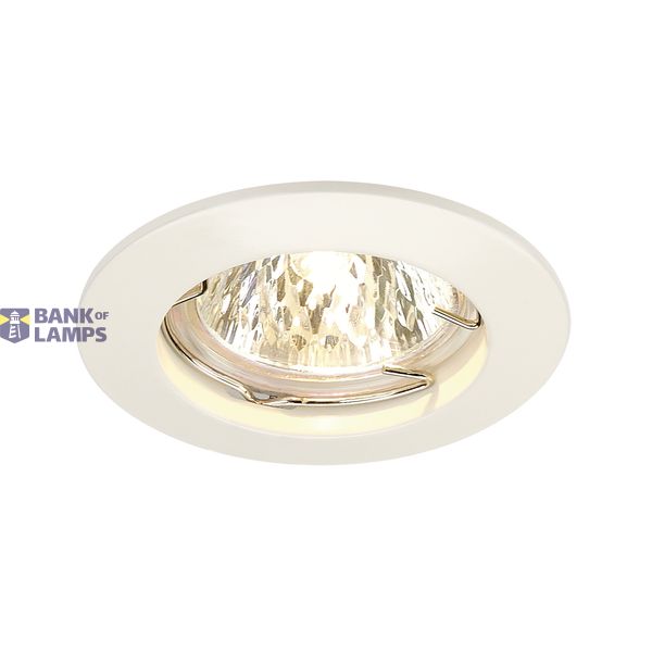 PIKA downlight, round, white, MR16, rigid, max. 50W image 1