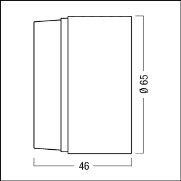 SUP2 L TUBE BK - Anti-glare tube image 3