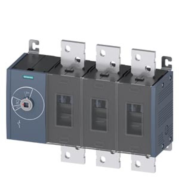 SWITCH-DISCONNECTOR 2000A, FRAME SIZE 5, 3-POLE FRONT OPERATING LEFT COMPLETE ASSEMBLY DIRECT OPERATING MECHANISM GREY image 2