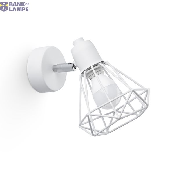 WALL LAMP ARTEMIS 1 WHITE E14 1X40 IP20 image 2