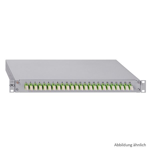 Spleissbox, ausziehbar, 19""/1HE, 6xSC-D, OM3, aqua image 1