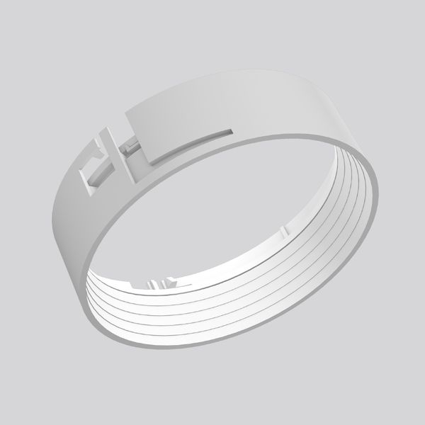 Bayonet ring D 118 H 33 colour: white image 2