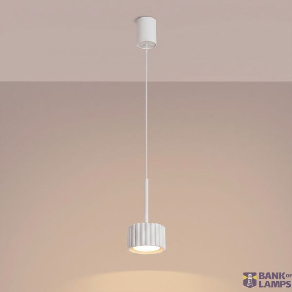 Pendant lamp AURA 1 white Gx53 image 9