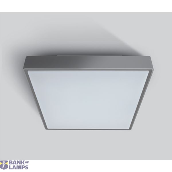 GREY LED PLAFO 24W WW IP65 230v image 1