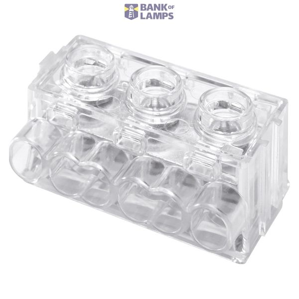 TERMINAL BLOCKS WITH PLATE TIGHTENING - 6X6MMQ - 450V - TRANSPARENT image 3